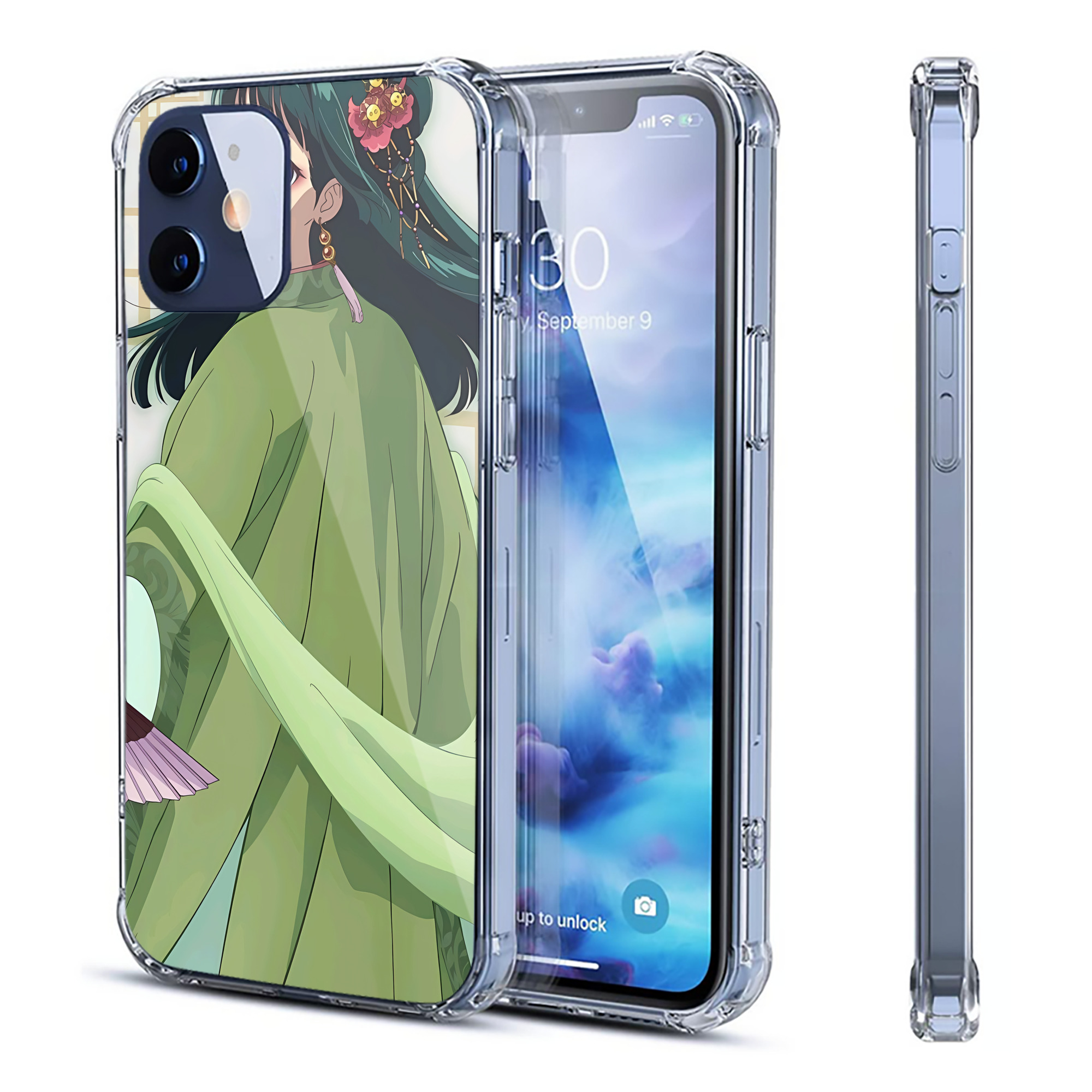 （画像用） 薬屋のひとりごと The Apothecary Diaries 【iPhone 12シリーズ対応】透明スマホケース（クリアソフトケース）